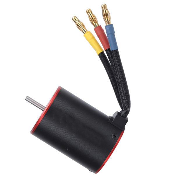 RC 3650 5200KV 4-napainen vedenkestävä harjaton moottori 4 mm banaaniliittimellä 1/10 RC-auton päivitysosiin