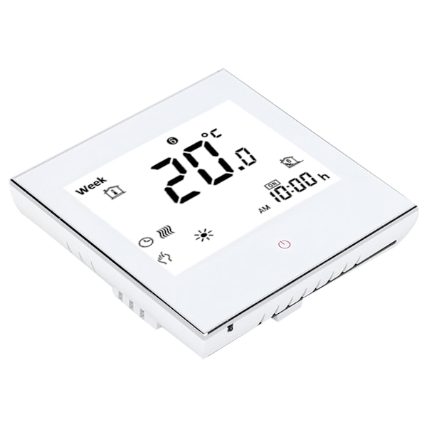 Værelsetermostat med ugeprogrammering LCD-skærm Berøringsskærm 5A AC110‑230V