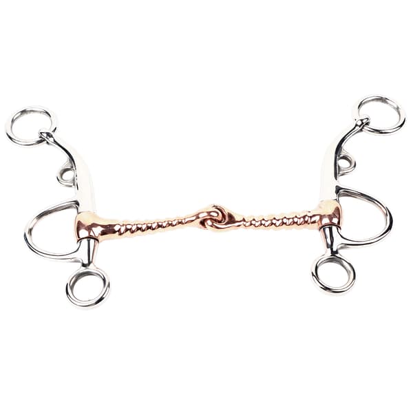 Rustfritt stål Hest Snaffle Trening Snaffle Bit Tilbehør Kompatibel med rideutstyr