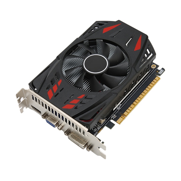 Spill Grafikkort 2GB GDDR3 64bit PCIe1.1 X16 700MHz klokke Dobbel kjøleventilator Skrivebord grafikkort for dataspill