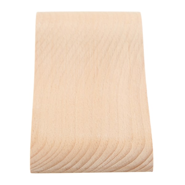 Sandblokk i tre, ergonomisk design, bøketre, sandpapirblokk, håndslipeblokk, DIY-lærverktøy