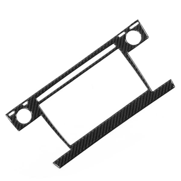 Dekorpanel i karbonfiber for navigasjonsdisplay, blank overflate, passer til Prius 2012‑2015
