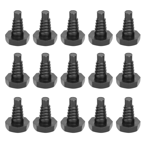 15 st Snooker Pool Cue Bottenkåpa Set Tail Plug Skyddslock Antikollision Biljard Tillbehör