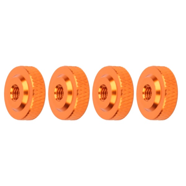 10 kpl/setti M4x14x5 Käsin kiristettävät mutterit Alumiiniseos Ruuvit Kiinnikkeet Oranssit