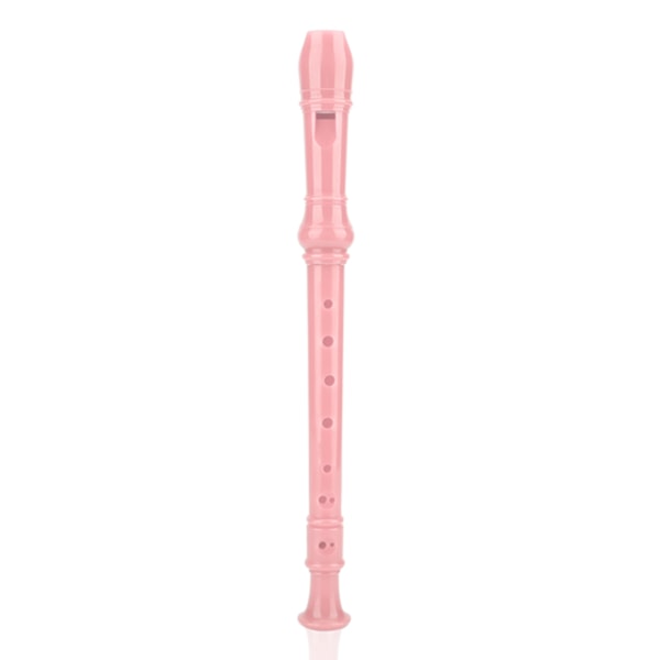 8 Hulls Høj Pitch Sopran Blokfløjte ABS Flageolet Instrument Reed Pipe Børn Rosa