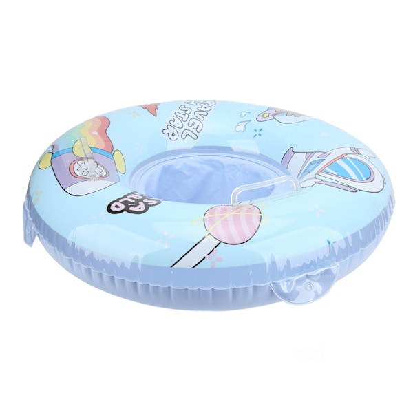 70 cm/27,56 tum Babybadring Uppblåsbar Simring Miljövänlig PVC med Säkerhetsstol för Barn