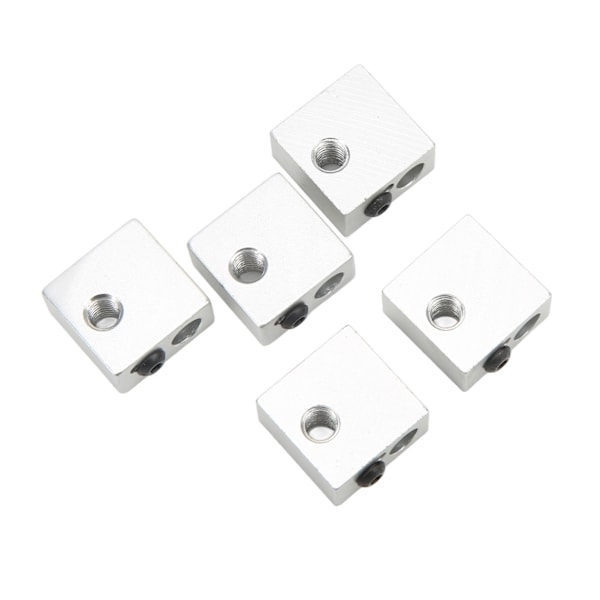 15 stk 3D-printer Hotend Kit Rustfrit stålrør Messingdyse Varmeblok 3D-printer Hotend dele til Makerbot