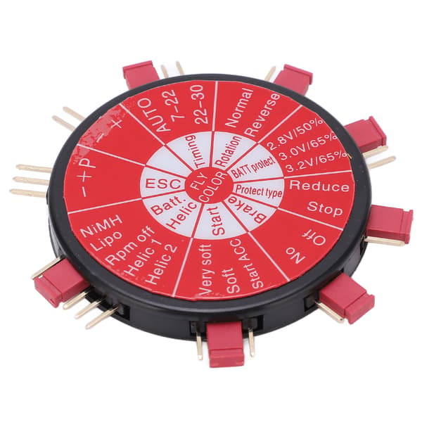 【NX】RC-programmeringskort Elektronisk hastighetskontroll ESC-programmeringskort Kompatibel med RC fly ESC