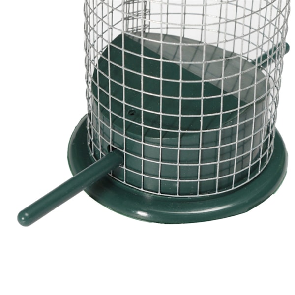 Muovista valmistettu lintulauta Wire Grids Bird Wild Outdoor Garden Riippuva Syöttölaite