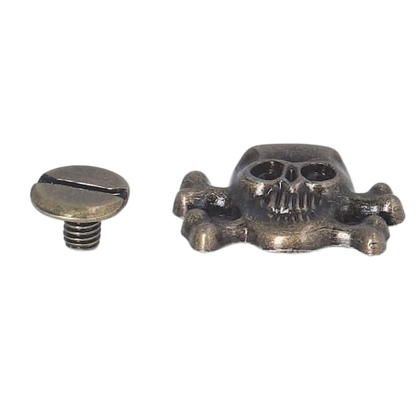 80 Sett Skull Rivets Gotisk Stil Vakre Moderne DIY Rivet Tilbehør for Å Lage Sko Belter LsX1418W