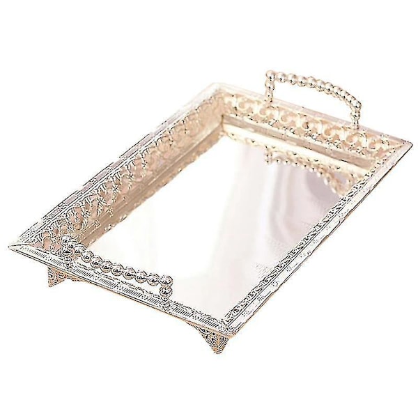 Silver Plated European Style Afternoon Tea Snack Storage Tray