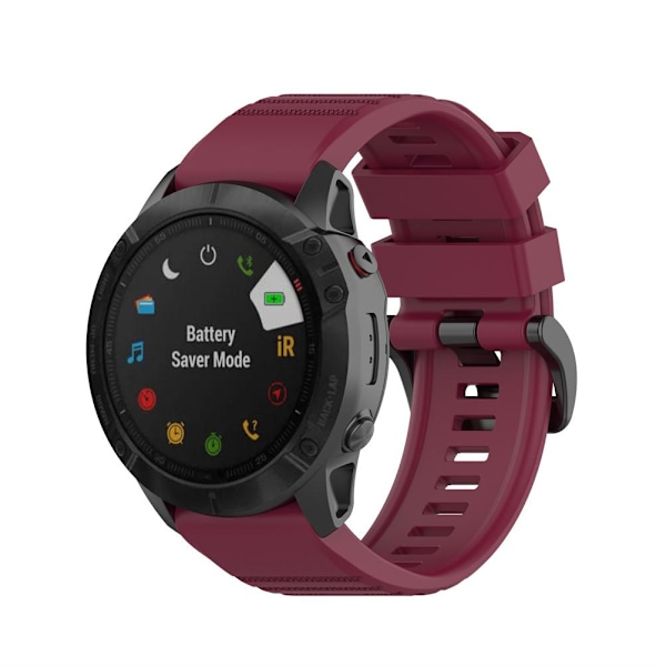 Ersättningsremmar som är kompatibla för Garmin Fenix ​​7X/Fenix ​​6X GPS/Fenix ​​6X PRO Klocka Silikonrem 26 mm snabbkopplingsrem med verktyg