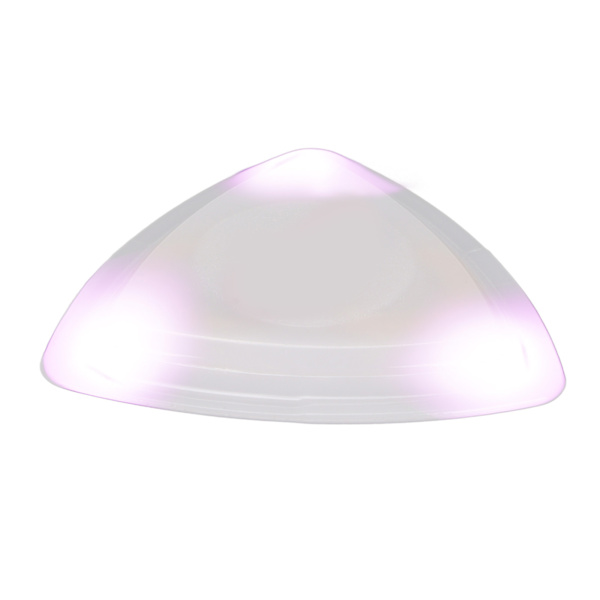 Glødende guitarpick med høj følsomhed LED-lys Guitarpick erstatter med batteri lilla