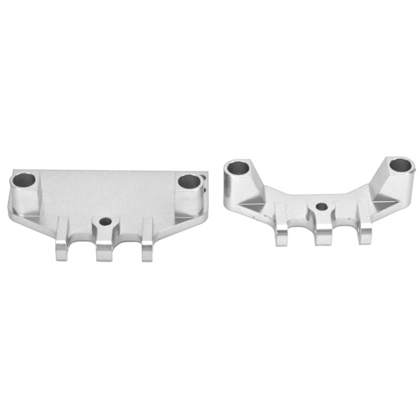 Metallstyringsgirbeslag Servo Mount Del for MN86 1/12 RC Bil Modifiserte Tilbehør Sølv