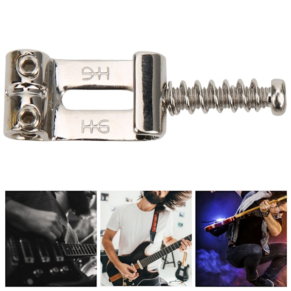 GAQ06 6 stk elektrisk gitarrsadel Kobber sinklegering sadel med rulledeler elektrisk gitar