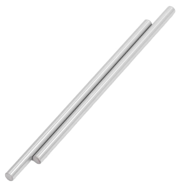2 stk. 8 mm lineære aksler med høj præcision, forkromet stålcylinder til 3D-printer, 400 mm / 15,7 tommer