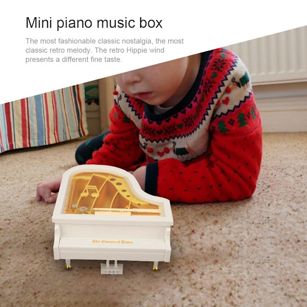 Pianomusiikkikone Mekaninen klassinen musiikkikone Kaunis koriste