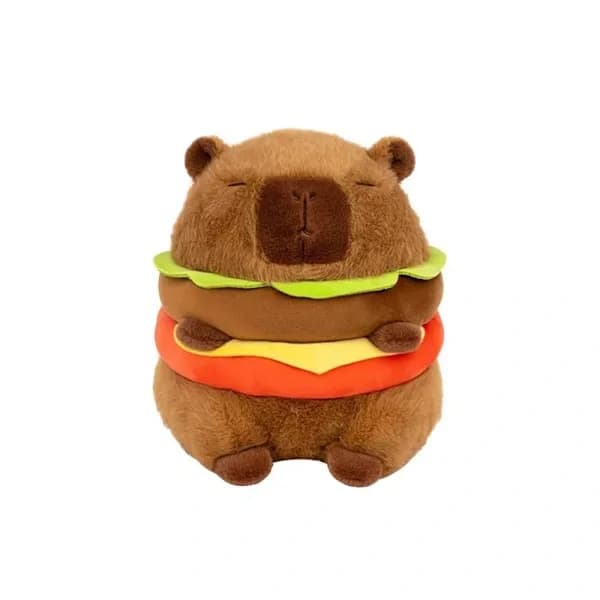 【NX】Hamburger Capybara Kapibala Plyschdocka 26CM 26cm,TH