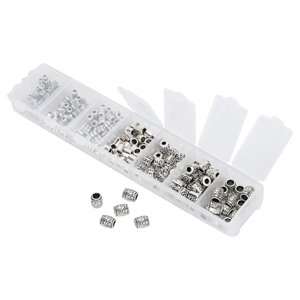 260 st Spacer Bead Metal Accessory Kit Set Pack för DIY Craft Armband Smycken