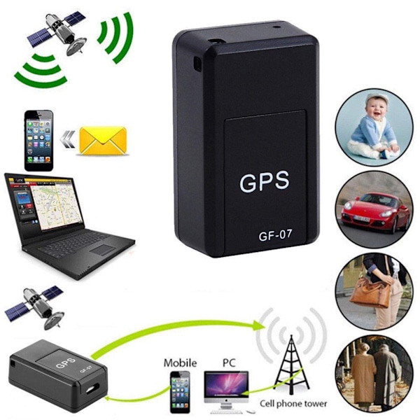 Bärbar Mini Magnetic GPRS Locator Device Voice Recorder Larm Locator