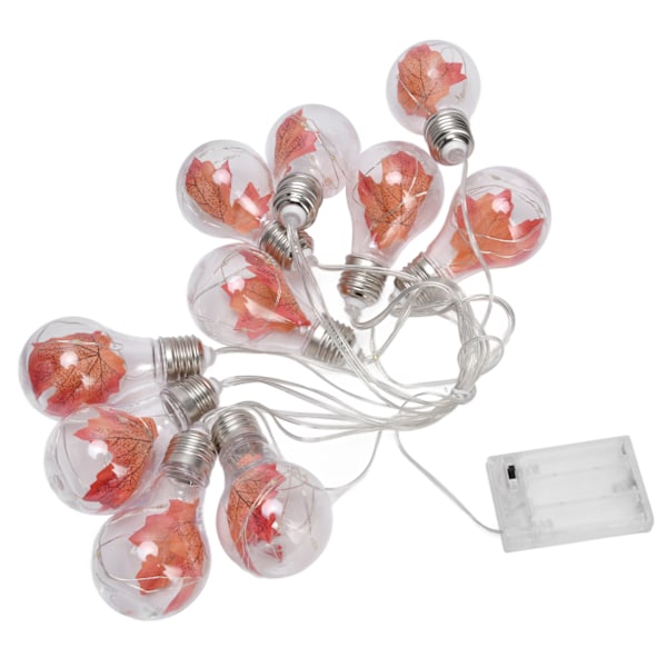 10LED Maple Leaf String Light 4m Halloween Bulb String Lamp for Festival Home Courtyard Decoration