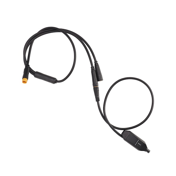 1T2 Elcykkelbrems delt kabel Gir Sensor Forlengelsesledning for BAFANG Mid Motor