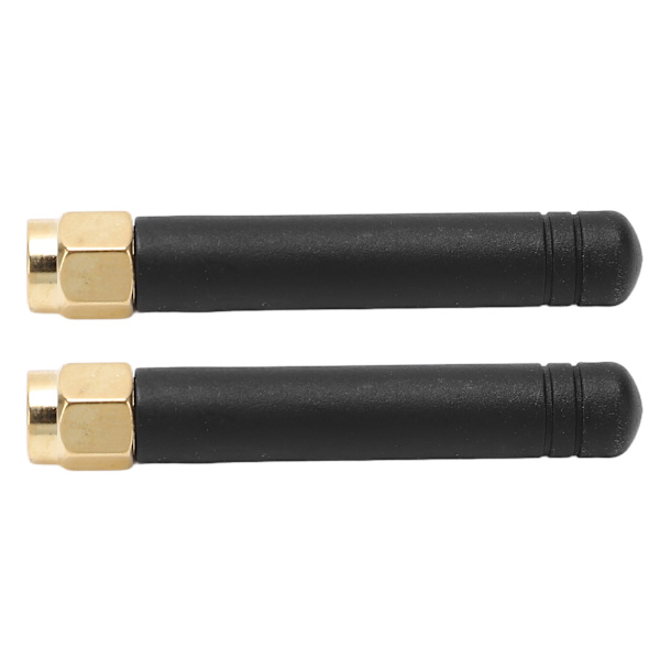 2 stk WIFI-antenne SMA innvendig nål hann 315MHz 3DBI Vanntett 50W 360° Roterbar Ledningsantenne Rett hode