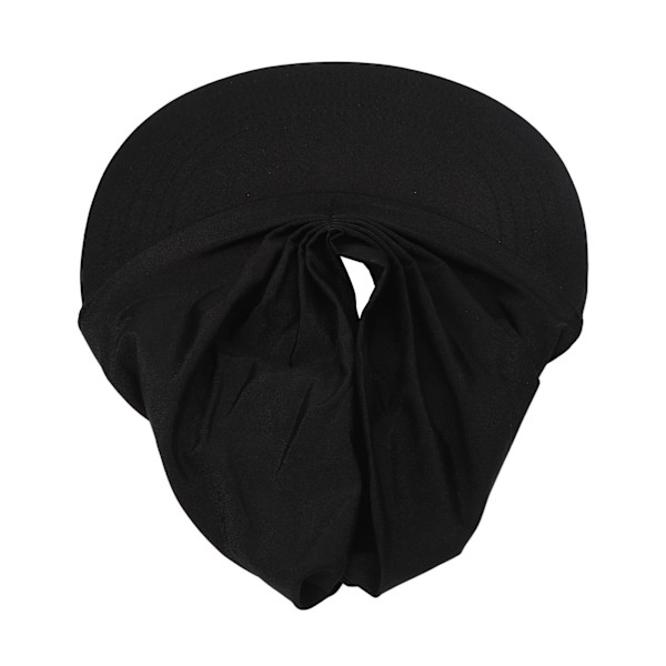 Tom topphatt 56‑65 cm svart andas elastisk sommarhatt med bred brätte för solskydd