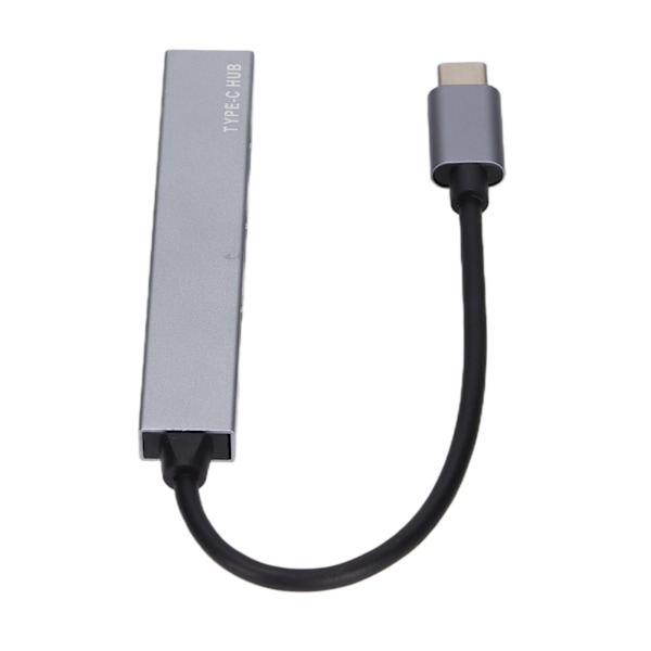 Expansionsdocka TYPEC Mini Plug and Play USB2.0 USB 3.0 Hub 1 Drag 4 Expansionsdocka (Grå)