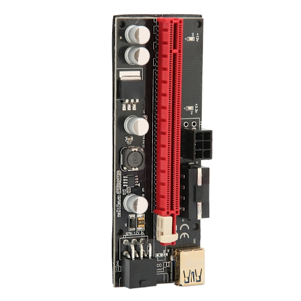 PCIE Riser 1X - 16X Grafiikkasovitin Laajennus, Kuorman Vähentäminen 60cm USB3.0 Turvallinen Vakaa USB Riser Virtalähde Adapterikortti