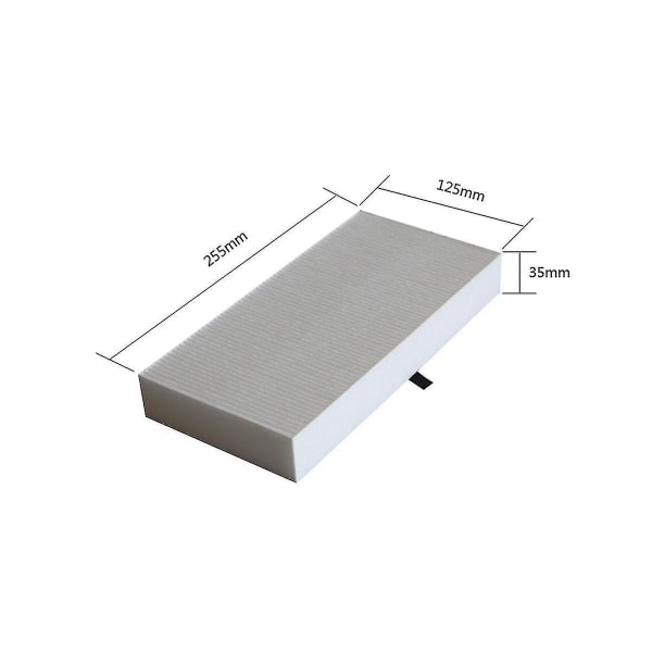 1 erstatningsfilter for U-luftrenser for Frf102b og Hepa-filtre for filtrene U, hrf201b, ht290