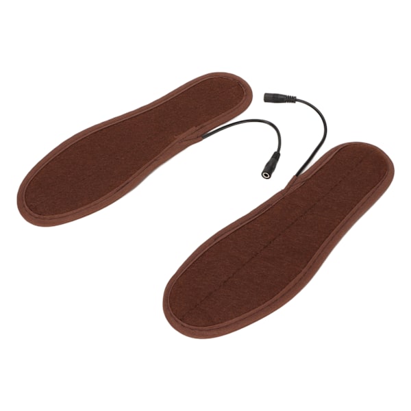 2 par Lämmityskengät USB-lämmityssuolat Unisex sähköiset lämmityssuolat miehille ja naisille 41-42