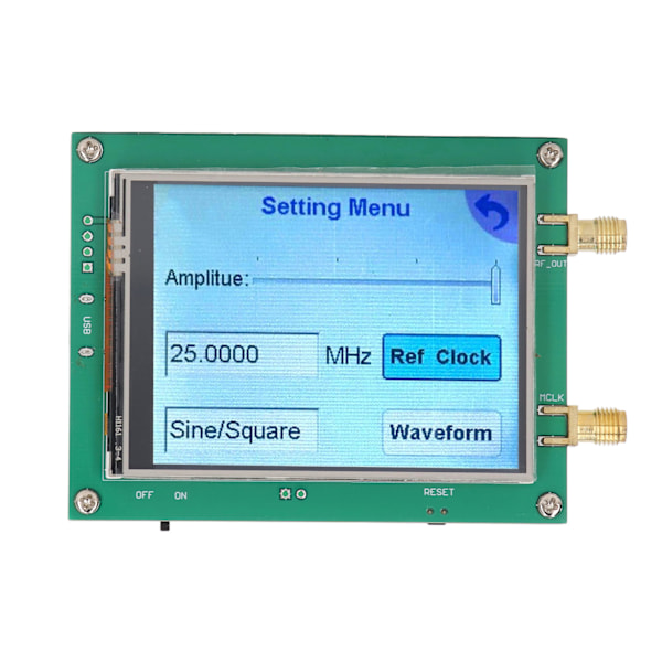 Signalgenerator RF-frekvensgeneratormodul 138‑4400MHz pekskärm ADF4350 med SMA honhuvud