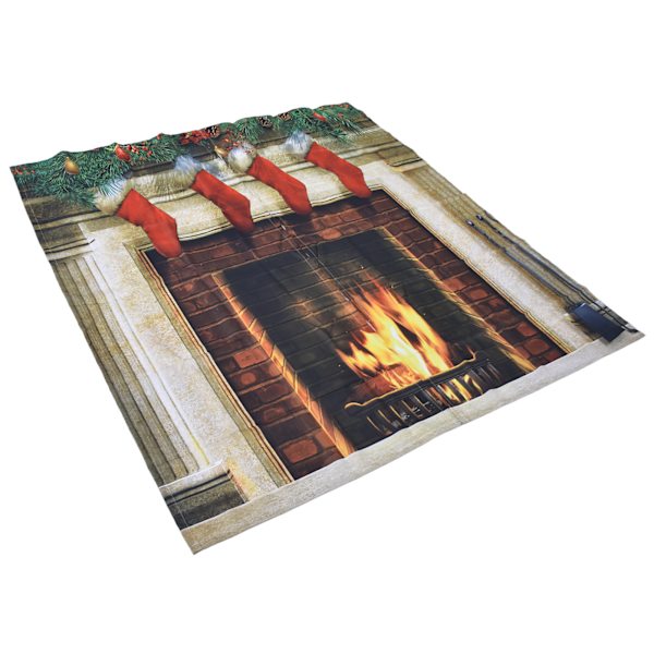 Julgardiner Klassisk Design Tryck Xmas Traditionell Vintersäsong Tema Fönstergardiner för sovrum Vardagsrum150x166cm Jul 21
