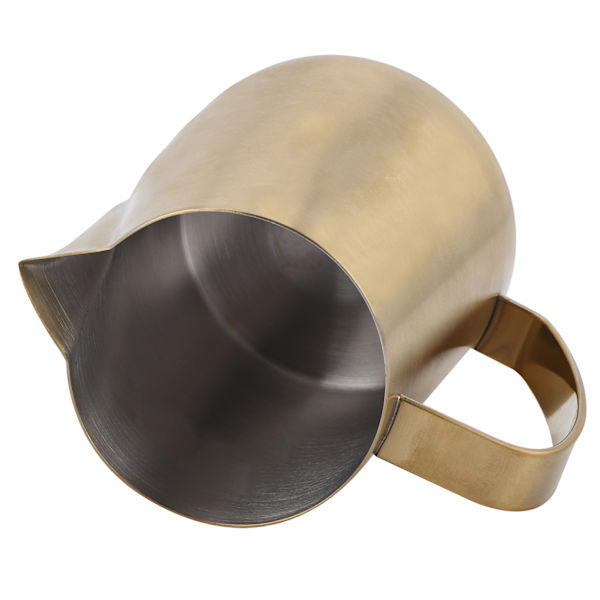 600ml Multipurpose Coffee Cup Mugg 304 rostfritt stål Mjölkskummande kanna Kaffetillbehör