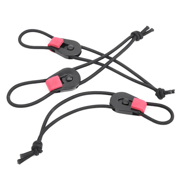 3 stk Fiske Stang Hurtigkobling Knyttekoppling for stangstativ Organizer Elastiske snorer
