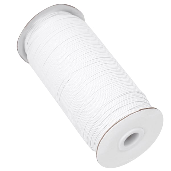 Elastiskt band gör-det-själv-band-rep Hög elasticitet Kläder Sömnad Broderitillbehör 180MWhite