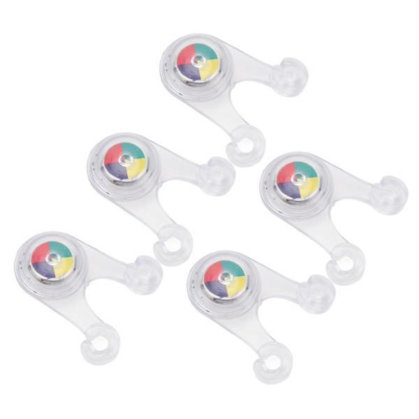 5 Styck Camping Säkerhet LED Signalljus Tält Baldakin Dekorativ Ambient LED Varningsljus Lampa Färgrik