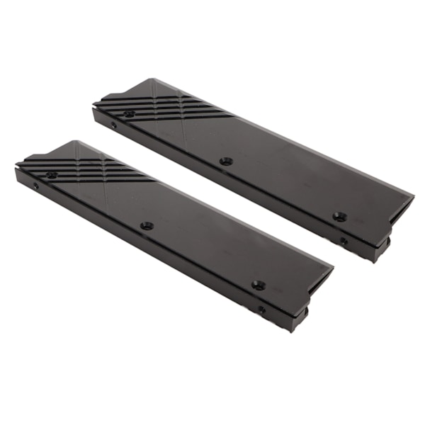 Dator Vattenkylning Kylfläns Aluminiumlegering Minneskylning Kylfläns DDR5 Minneskylare Svart