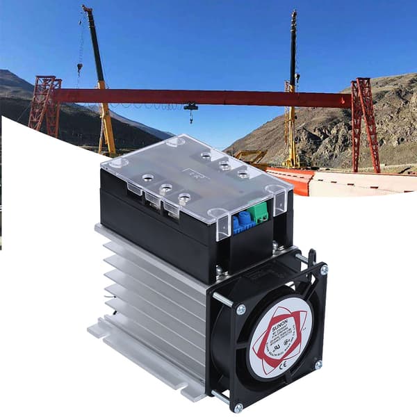 Soft Start Controller Elektriske Dele Aluminium Bund Enkelt / 2 Faset Motor Tilbehør (Modul Radiator)