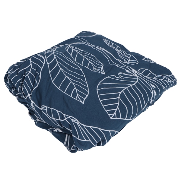 Blue Leaves Mjuk Elastisk Sofföverdrag Tvättbar Soffa Slipcover Möbelskydd för Home3 Seater