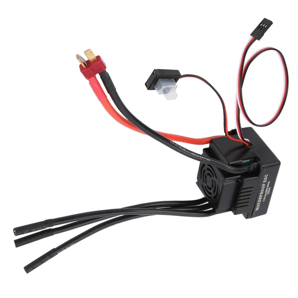 120A RC børsteløs vanntett elektronisk hastighetskontroll ESC Kompatibel med 1/8 1/10 RC bil