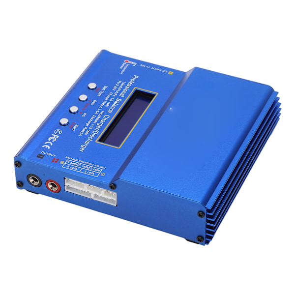IMAX B6AC 80W Lipo Balanceoplader LCD Skærm Lilon LiFe LiPo NiMH NiCd PB Aflader EU Stik 100‑240V
