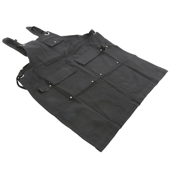 Outdoor Camping Utility Working Canvas Förkläde Verktygsförvaringsförkläde med justerbar rem XL