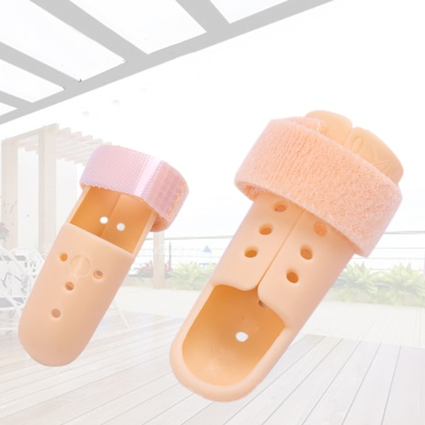 10 st Finger Splint Mallet Finger Support Splint Justerbar 5 Size Plast Finger Support Protector