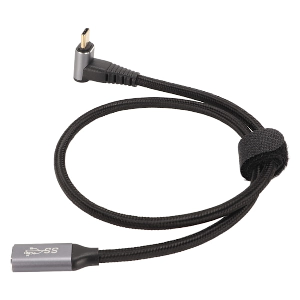 USB C 3.1 Han til Hun-kabel PD100W Hurtigopladning 10 Gbps 4K ved 60Hz USB C-opladningskabel til Steam Deck-spilkonsoller 50cm/19,7in