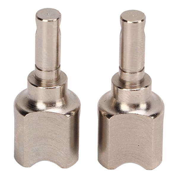 2 stk RC Diff Outdrives Stål Exakt RC Differensialkopper for ARRMA 1/7 1/8 Serie Sølv
