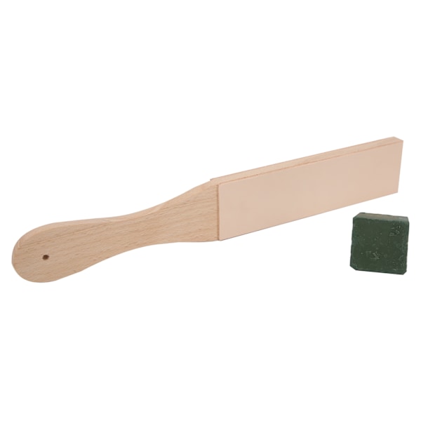 Läder Polish Slip Strop Dubbelsidig träslipbräda med slippasta