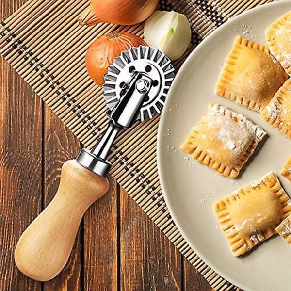 2 stk. Bakverk Hjul Kuttersett - Perfekt for Pasta, Ravioli og Mer