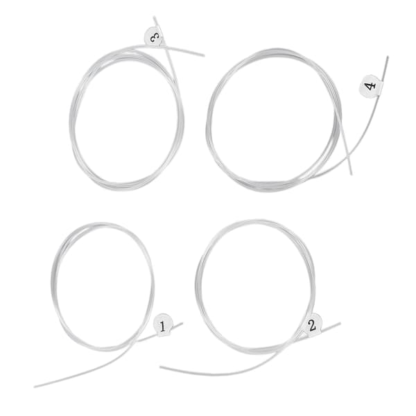 4 stk Ukulele String Nylon Transparent Varm Timbre Professionel Instrument String Sæt